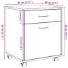 Rolling Cabinet Old Wood - 45x38x54 cm | Stylish Storage Solution