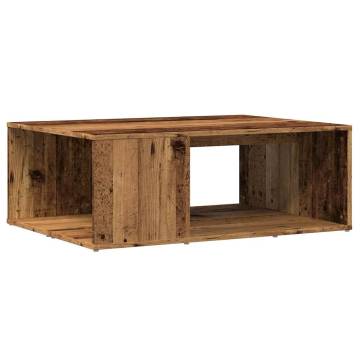 Coffee Table Old Wood - Stylish & Durable - 90x67x33 cm