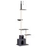 Floor to Ceiling Cat Tree - Dark Grey | Hipomarket