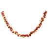 Red and Gold Christmas Balls Garland - 175 cm Shatterproof