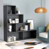  Book CabinetRoom Divider Grey 155x24x160 cm Engineered Wood Colour grey Quantity in Package 1 