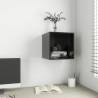  Wall Cabinet High Gloss Black 37x37x37 cm Engineered Wood Colour high gloss black Quantity in Package 1 Number of Pieces 