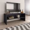  TV Cabinet Grey 100x40x40 cm Engineered Wood Colour grey Quantity in Package 1 