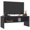 Stylish Grey TV Cabinet - Engineered Wood | Hipomarket UK