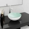 Basin Tempered Glass 30x12 cm White Colour white Size 30 x 12 cm 