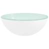 White Tempered Glass Basin 30x12 cm - Stylish & Durable