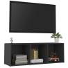 TV Cabinet Grey 107x35x37 cm - Stylish & Practical Design