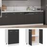 Bottom Cabinet Grey 60x46x81.5 cm - Space Saving Storage