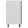 Bottom Cabinet Grey 60x46x81.5 cm - Space Saving Storage