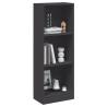  3-Tier Book Cabinet Grey 40x24x109 cm Engineered Wood Colour grey Size 40 x 24 x 109 cm Quantity in Package 1 