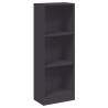 Stylish 3-Tier Grey Book Cabinet | Engineered Wood | HipoMarket