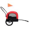 2-in-1 Pet Bike Trailer & Jogging Stroller - Red & Black