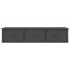 Wall-Mounted Drawer Shelf Grey - Stylish Storage Solution