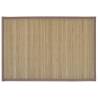 6 Bamboo Placemats 30x45 cm - Modern Brown Table Decor