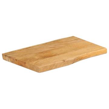 Live Edge Solid Wood Mango Table Top - 60x40 cm | HipoMarket