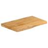 Live Edge Solid Wood Mango Table Top - 60x40 cm | HipoMarket