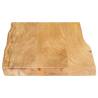 Live Edge Solid Wood Mango Table Top - 60x40 cm | HipoMarket