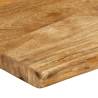 Live Edge Solid Wood Mango Table Top - 60x40 cm | HipoMarket