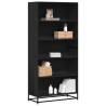  Bookcase Black 80.5x35x170.5 cm Engineered Wood Colour black Quantity in Package 1 Height 170.5 cm Width 80.5 cm 