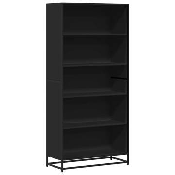 Bookcase Black 80.5x35x170.5 cm | Modern Engineered Wood Storage