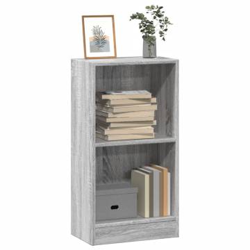 Bookcase Grey Sonoma 40x24x76 cm | Stylish Storage Solution