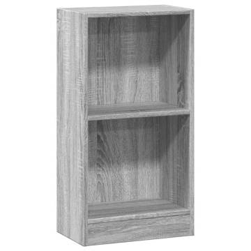 Bookcase Grey Sonoma 40x24x76 cm | Stylish Storage Solution