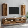 2 Pcs Old Wood TV Cabinets - Stylish & Durable | Hipo Market