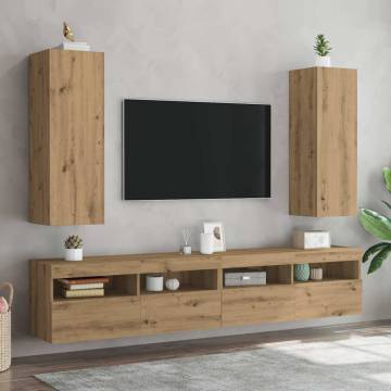 Stylish TV Cabinets 2 pcs Artisan Oak - Hipomarket