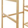 Bamboo Clothes Rack with Shelves | Stylish & Durable - HipoMarket