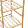 Bamboo Clothes Rack with Shelves | Stylish & Durable - HipoMarket