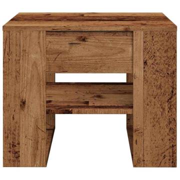 Old Wood Coffee Table - Engineered Wood 55.5x55x45 cm