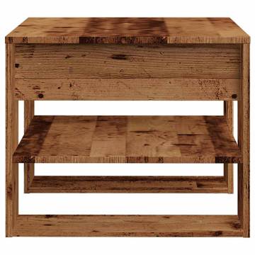 Old Wood Coffee Table - Engineered Wood 55.5x55x45 cm