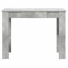 Concrete Grey Desk 100x45x75 cm | Durable Engineered Wood