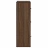 Bookcase Brown Oak 60x24x76.5 cm - Stylish Storage Solution