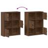 Bookcase Brown Oak 60x24x76.5 cm - Stylish Storage Solution