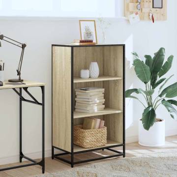 Book Cabinet Sonoma Oak - Stylish Storage Solution | HipoMarket