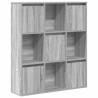 Bookcase Grey Sonoma 89x24x101.5 cm - Stylish & Functional Storage