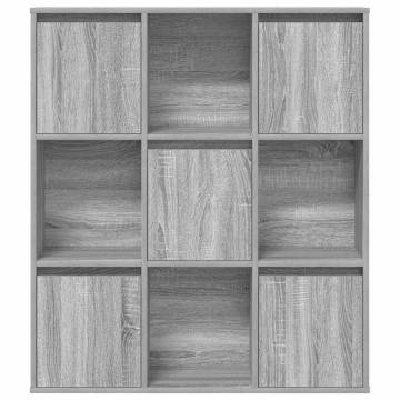 Bookcase Grey Sonoma 89x24x101.5 cm - Stylish & Functional Storage