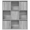 Bookcase Grey Sonoma 89x24x101.5 cm - Stylish & Functional Storage