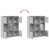 Bookcase Grey Sonoma 89x24x101.5 cm - Stylish & Functional Storage