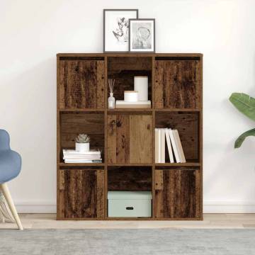 Stylish Old Wood Bookcase - 89x24x101.5 cm | HipoMarket