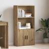 Artisan Oak Bookcase - Stylish & Functional Storage Solution