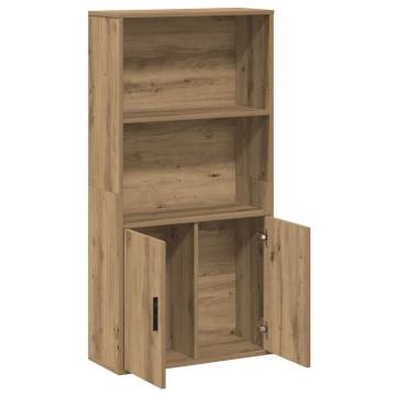 Artisan Oak Bookcase - Stylish & Functional Storage Solution