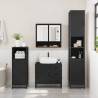 Stylish 2 Piece Black Bathroom Furniture Set - HipoMarket