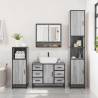 Stylish 2 Piece Bathroom Furniture Set - Grey Sonoma Design