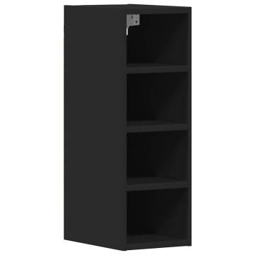 Hanging Cabinet Black 20x29.5x60 cm | Engineered Wood Storage