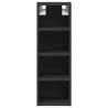 Hanging Cabinet Black 20x29.5x60 cm | Engineered Wood Storage