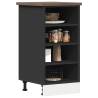  Bottom Cabinet Black 40x44.5x81.5 cm Engineered Wood Colour black Quantity in Package 1 Model bottom cabinet (4 shelves) 40 cm Number of 