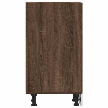 Bottom Cabinet Brown Oak 40x44.5 cm - Stylish Kitchen Storage