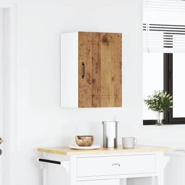 Kalmar Kitchen Wall Cabinet - Old Wood Engineered Storage